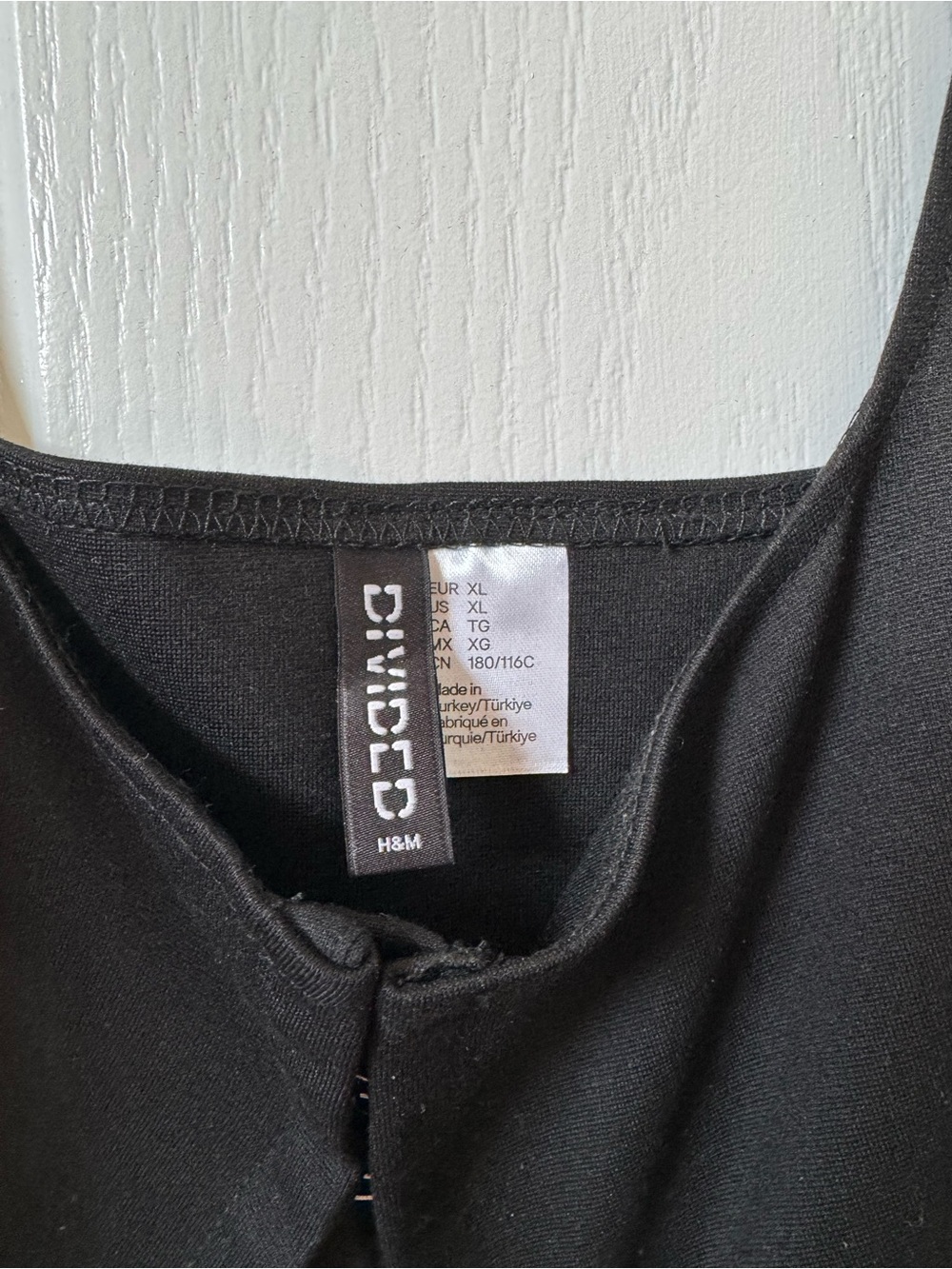 H&M Black Corset Top with Front Hook Closure - Picture 3 of 3